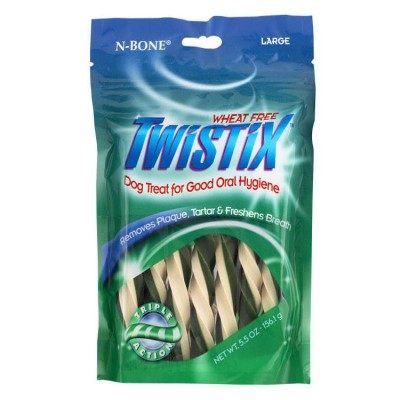 NPIC Twistix Wheat Free Vanilla Mint Small Treats For Dog